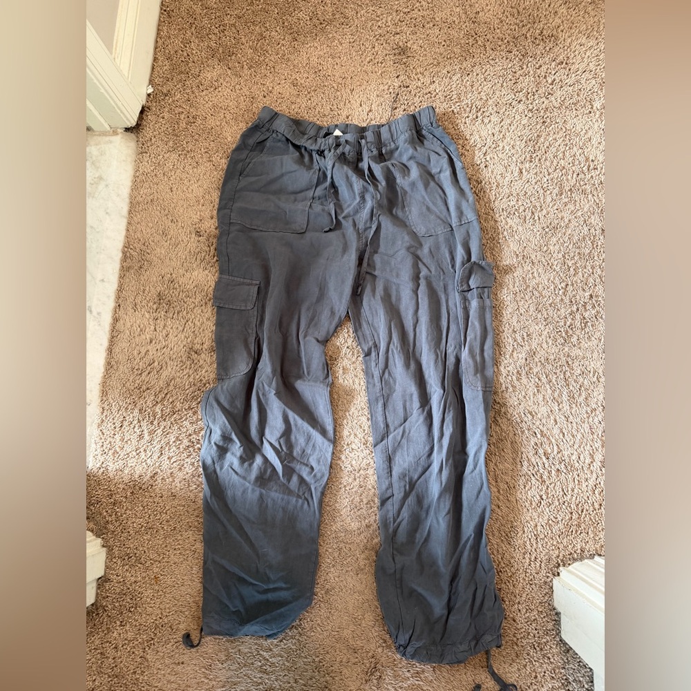 BRAND NEW NEVER WORN grey linen pants